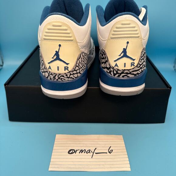 Air Jordan Retro 3 "True Blue" 2009 m8.5 w10 - Picture 5 of 16